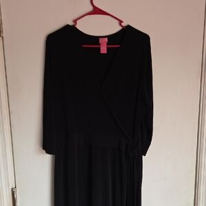 Du Jour Classic Black Long Sleeve Dress